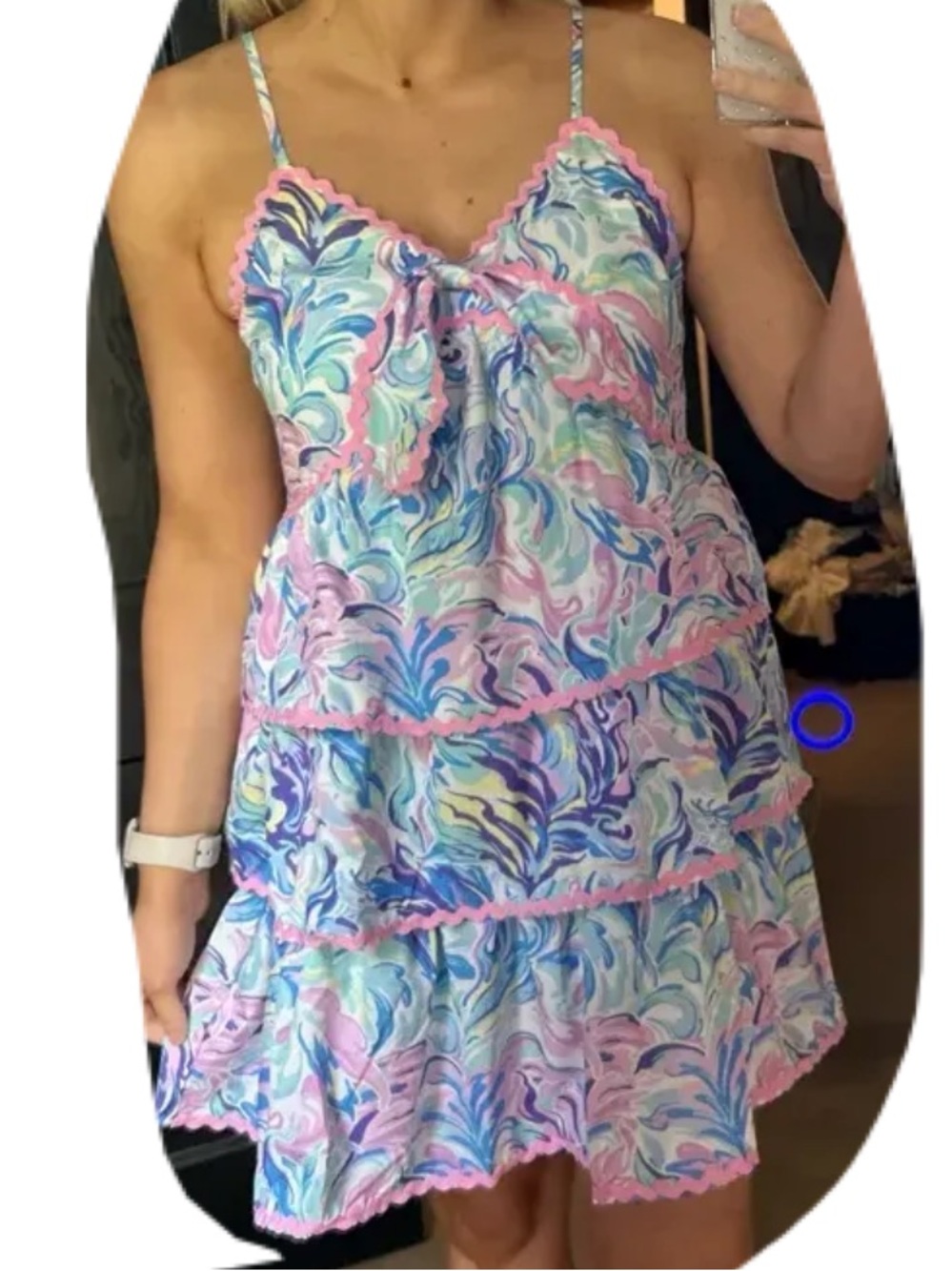 Simply Southern | Pastel Swirl Tiered Sundress